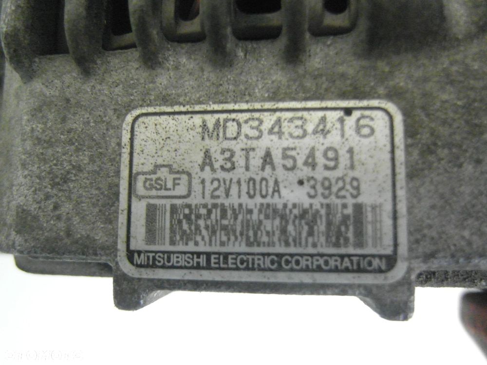ALTERNATOR MITSUBISHI CARISMA 1.8 GDI MD343416 A3TA5491 - 4
