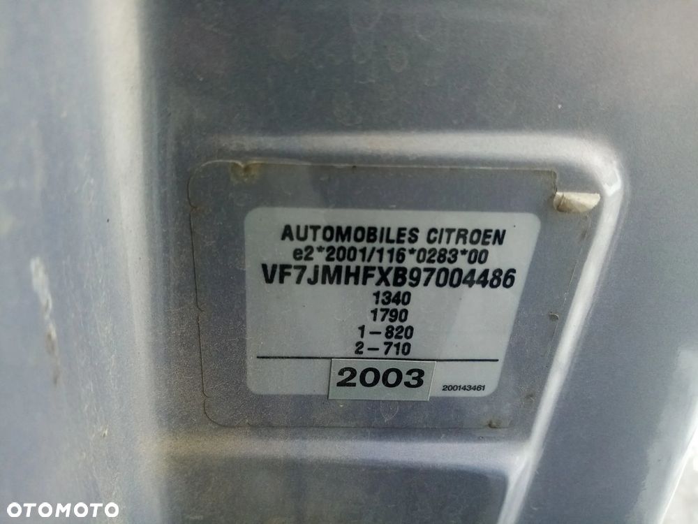 CITROEN C2 1.1 HFX 03 - 05 - OSLONA PRZECIWSLONECZNA LEWA PRAWA - 16