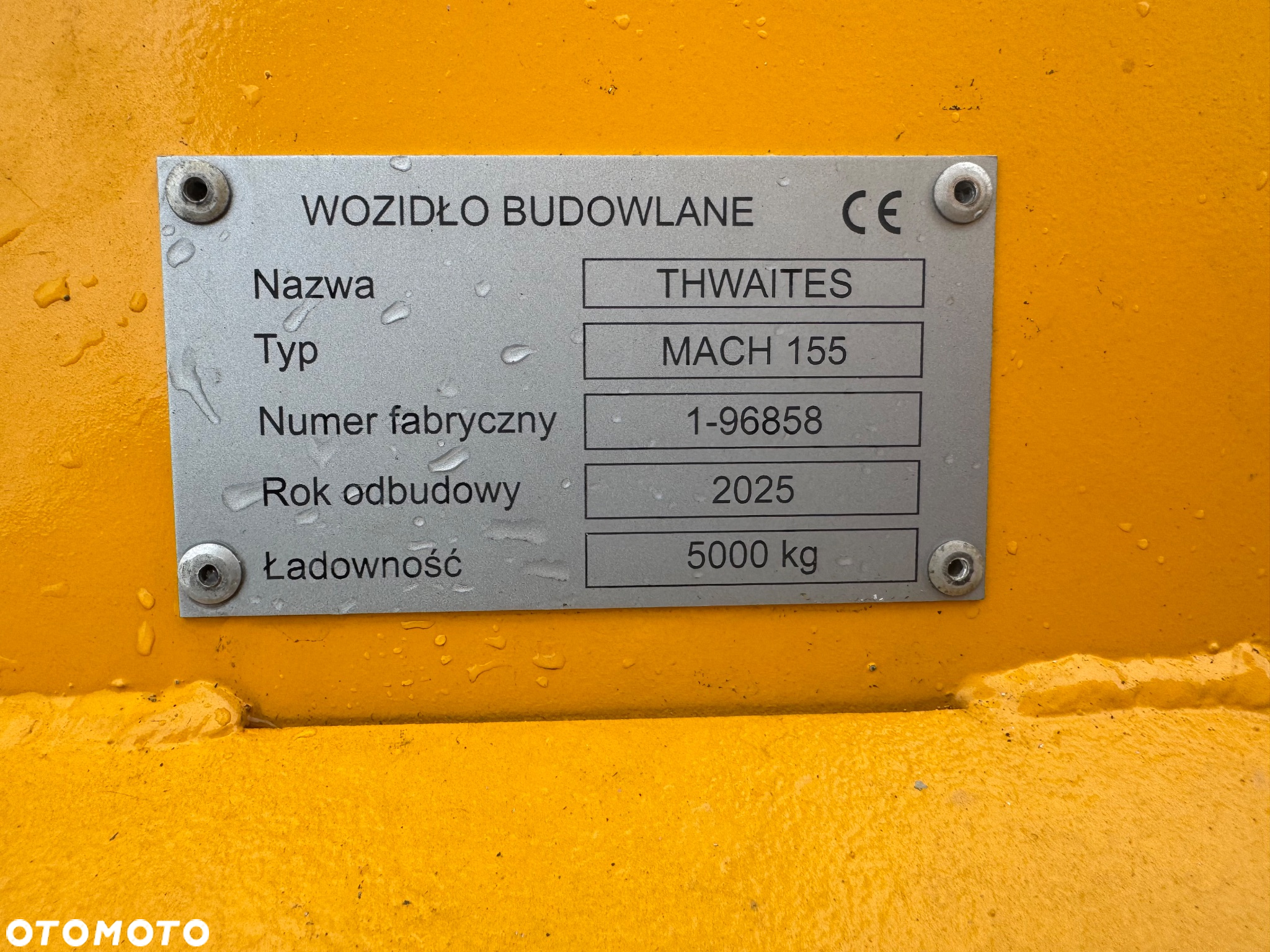 Thwaites MACH 155 wozidło obrotowe 5t, swivel dumper 5 ton - 15