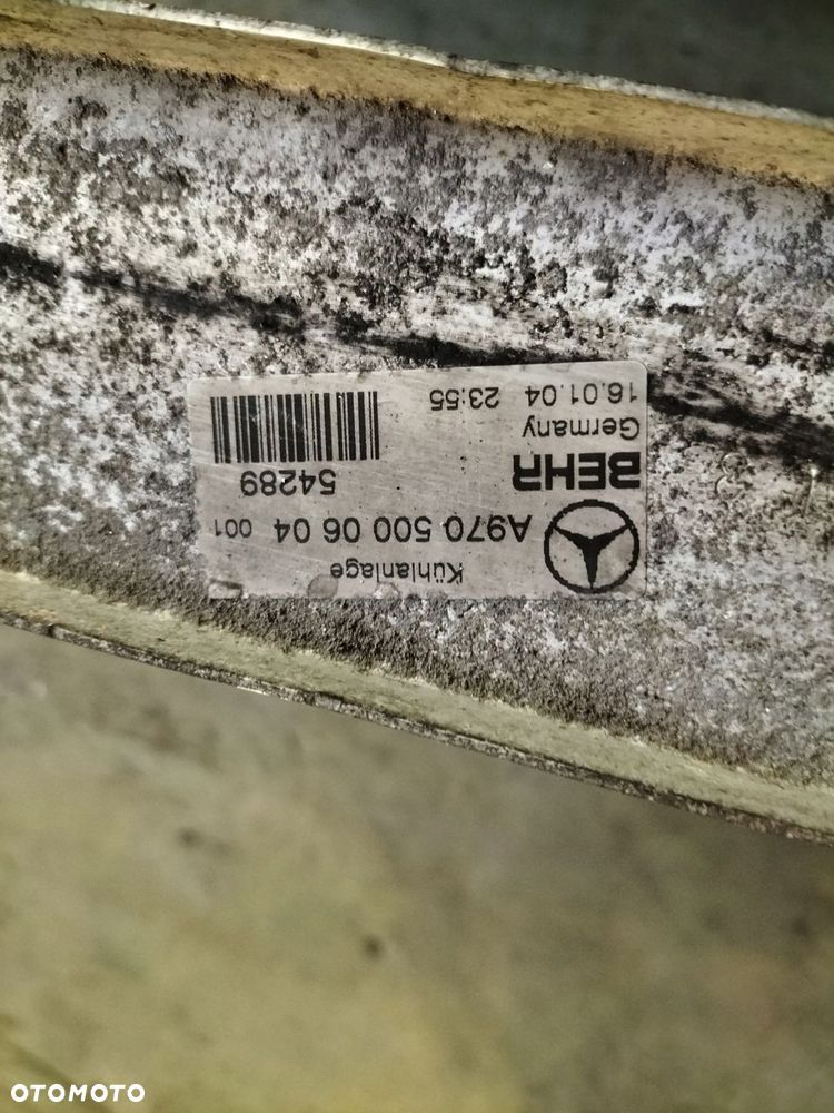 intercooler mercedes atego 970 - 2