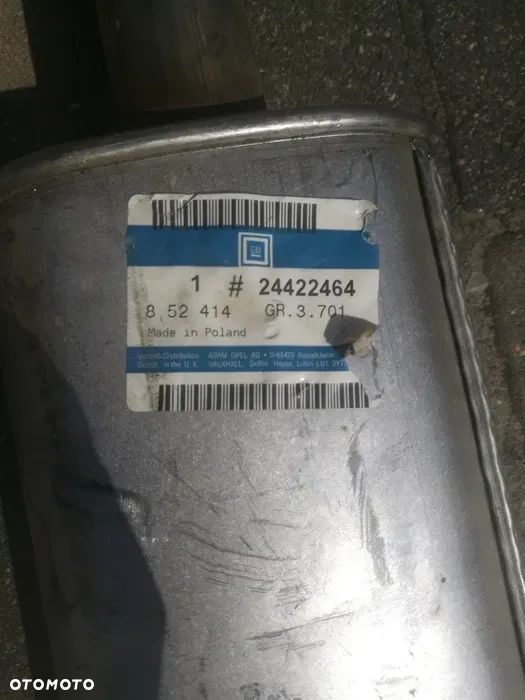 Tłumik Środkowy Opel Vectra B Nowy Oryginał - 2