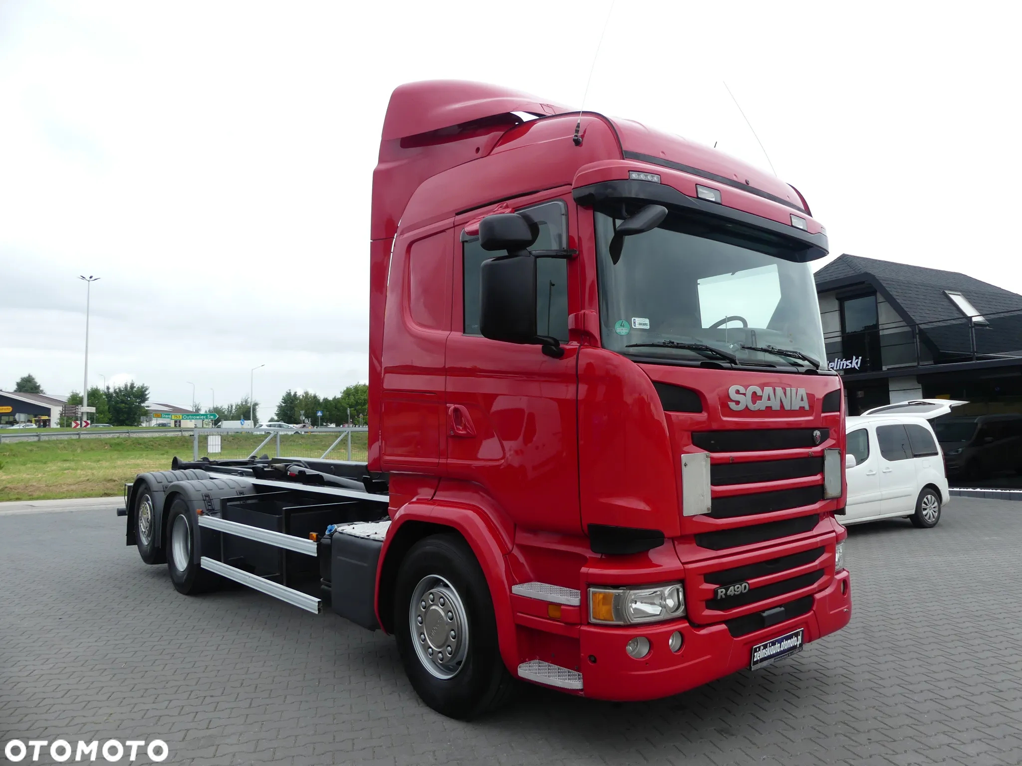 Scania R 490 / 6x2 / HAKOWIEC / HIAB MULTILIFT / RETARDER / EURO 6 / - 14