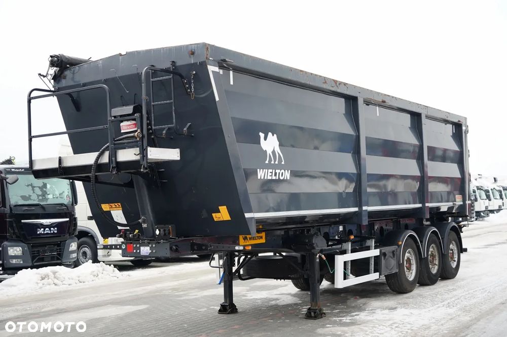 Wielton WYWROTKA / 51 M3 / STALOWA / HARDOX /  OŚ PODNOSZONA / OSIE SAF - 1