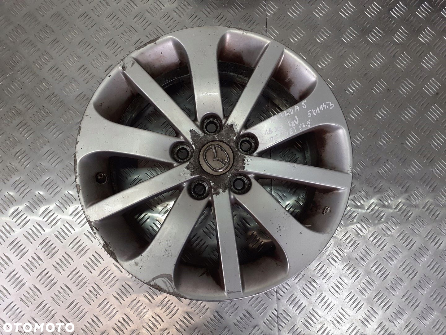 FELGI 16” ALUMINIOWE KOMPLET MAZDA 5 2.0 16V - 5