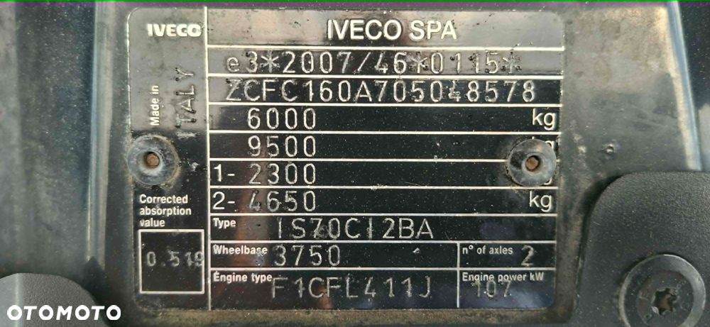 Iveco 35C15, 35C14, 35C13,60C15, 70C15 - 9