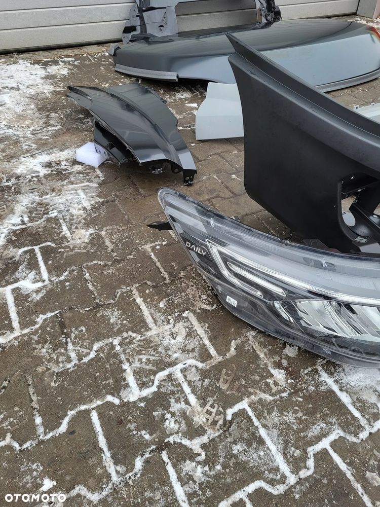 IVECO DAILY 2014-2024 CAŁY KOMPLETNY PRZÓD MASKA BŁOTNIKI ZDERZAK GRILL ATRAPA LAMPY LED - 7