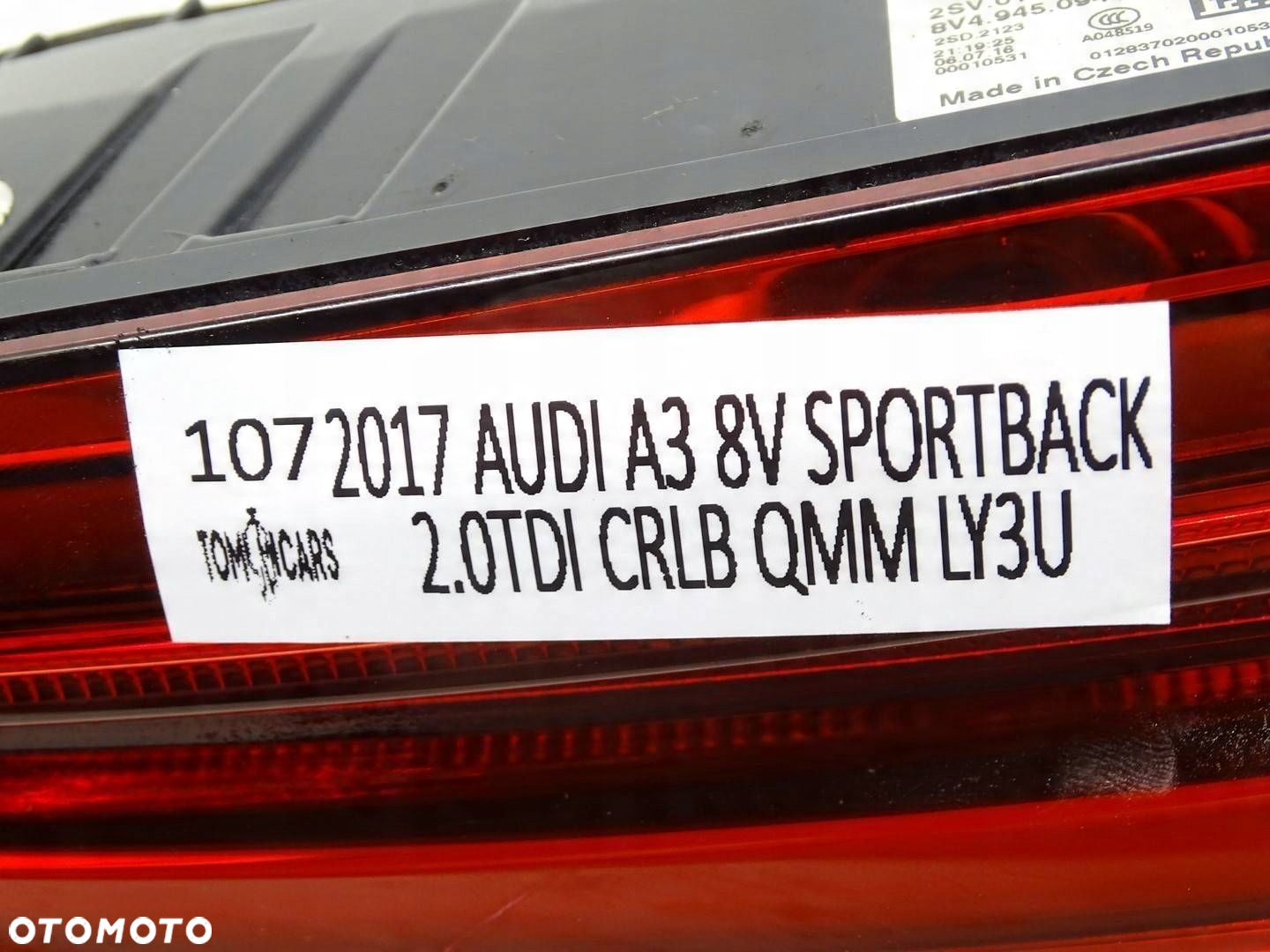 AUDI A3 8V LIFT SPORTBACK 8V4 LAMPA LED PRAWA TYŁ 8V4945094C - 4
