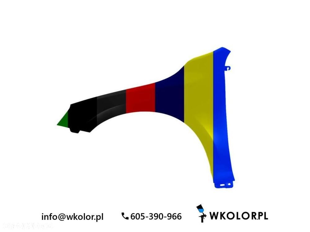 NOWY BŁOTNIK VOLVO S60 II 2015-2018 LAKIEROWANY W KOLOR - 1