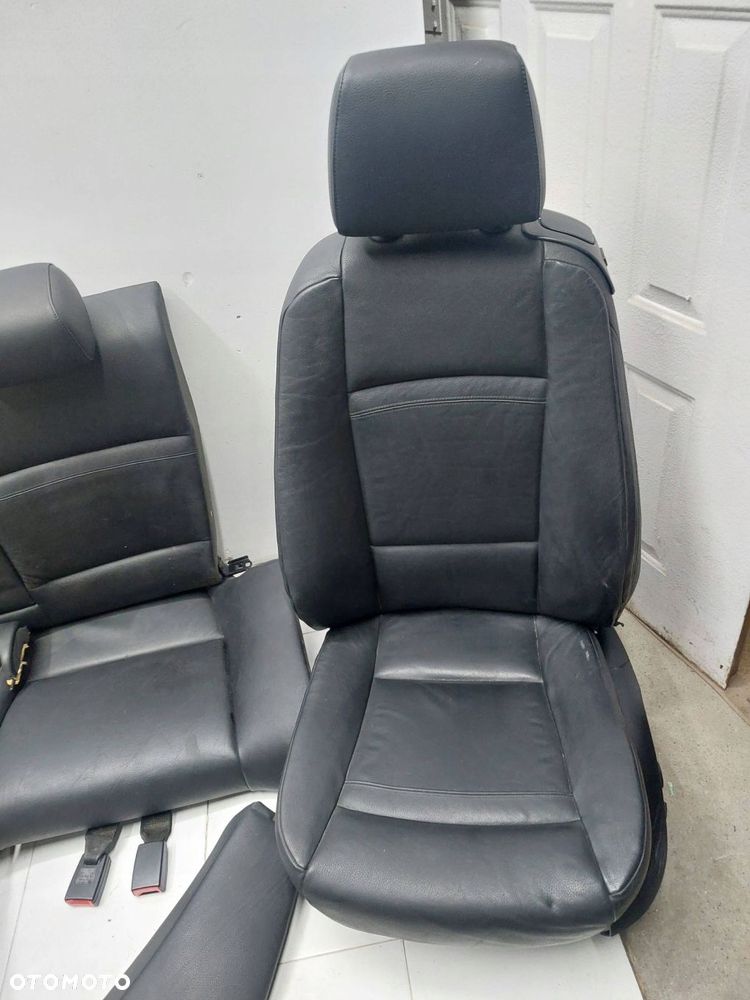 bmw 3 e92 coupe fotel fotele kanapa komplet bmw 3 e92 grzane czarne europa - 6
