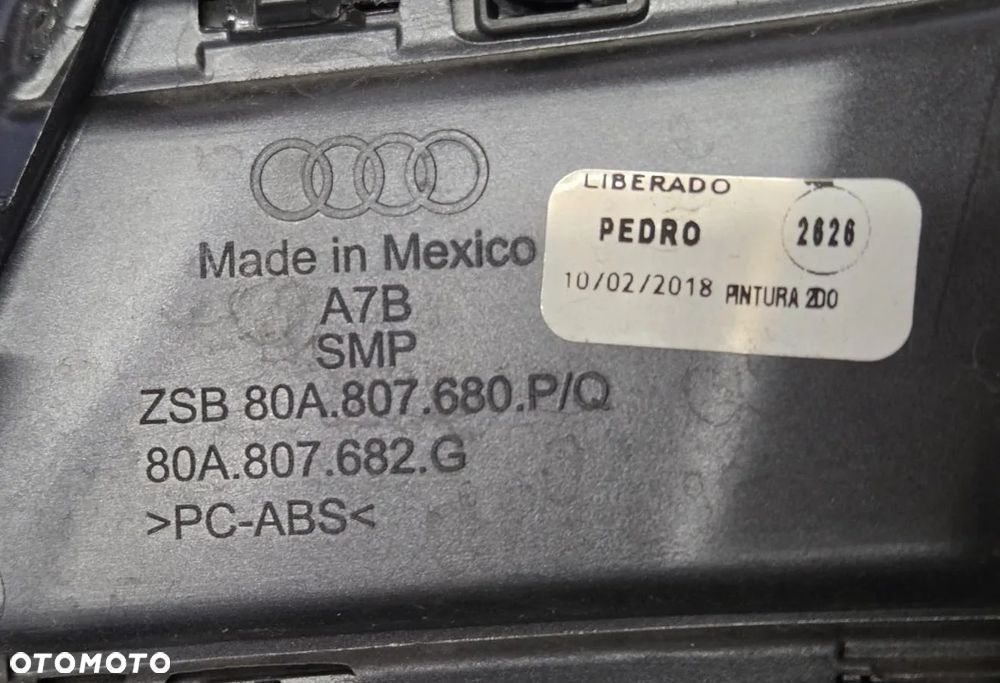 Kratka zderzaka Audi SQ5 80A807680P 80A807680Q 80A807680 - 6