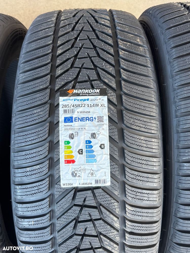 Vând set anvelope 285/45/22-325/40/22 hankook de iarnă noi - 2