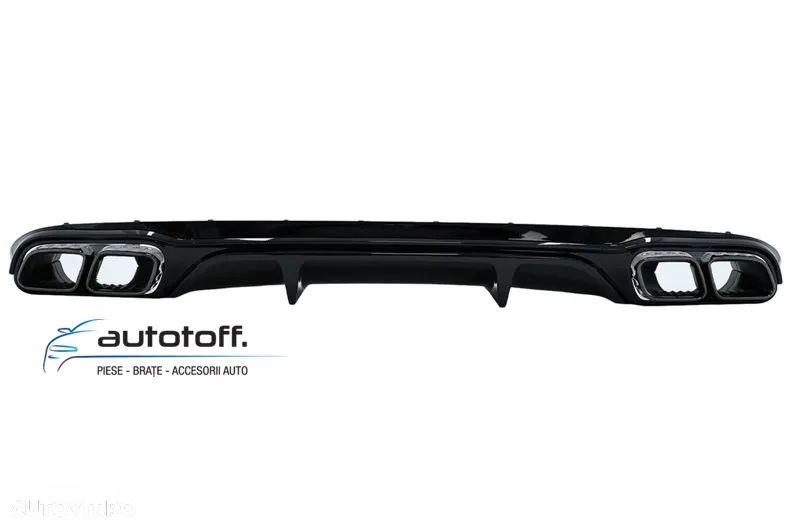 Difuzor bara spate Mercedes W213 S213 Standard (16-20) model E63 Black - 1