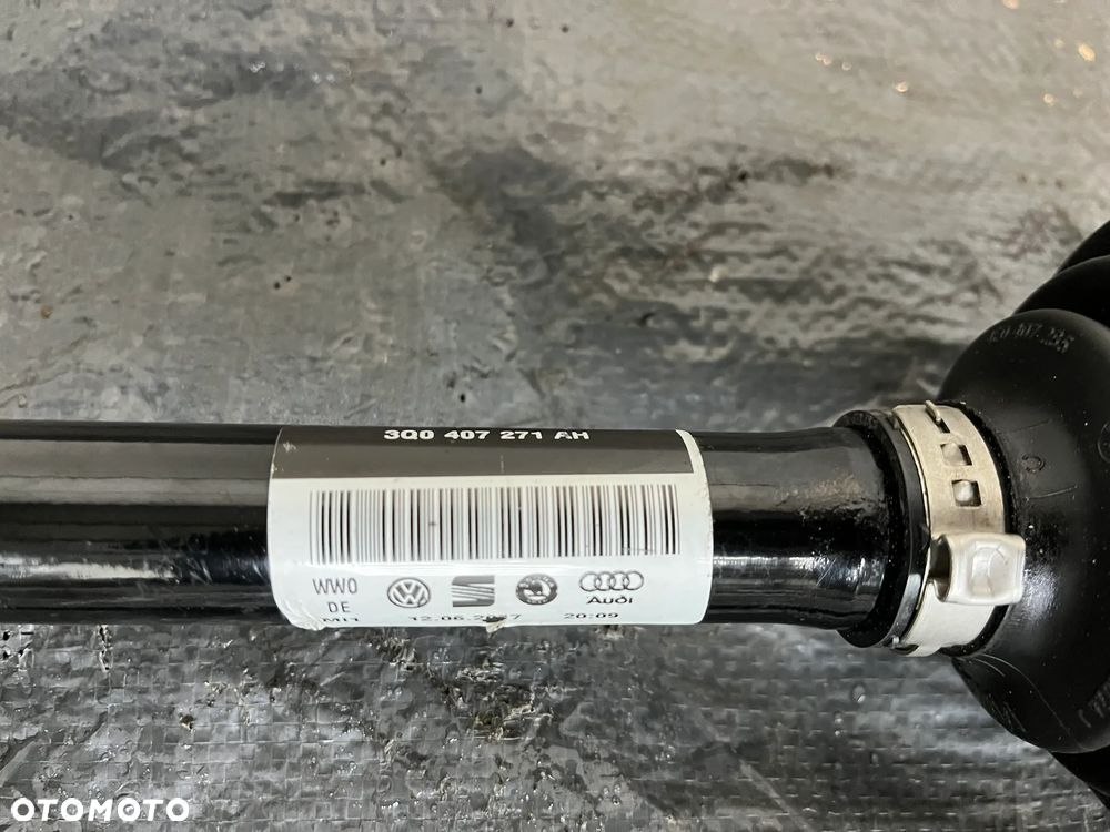 VW SKODA AUDI półoś automat 4x4 w pełni sprawna 3Q0407271AH - 3