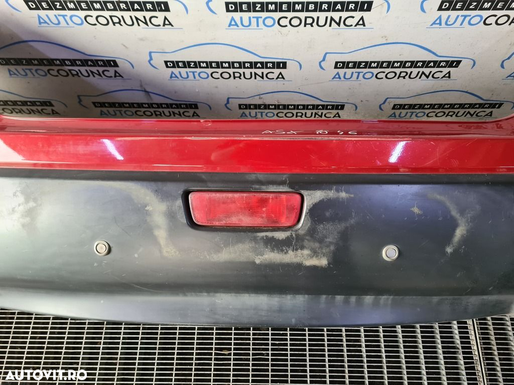 Bara spate Mitsubishi ASX 2010 - 2012 SUV 4 Usi ROSU (1046) LOVITA ZGÂRIATA ȘI CRĂPATĂ - 9