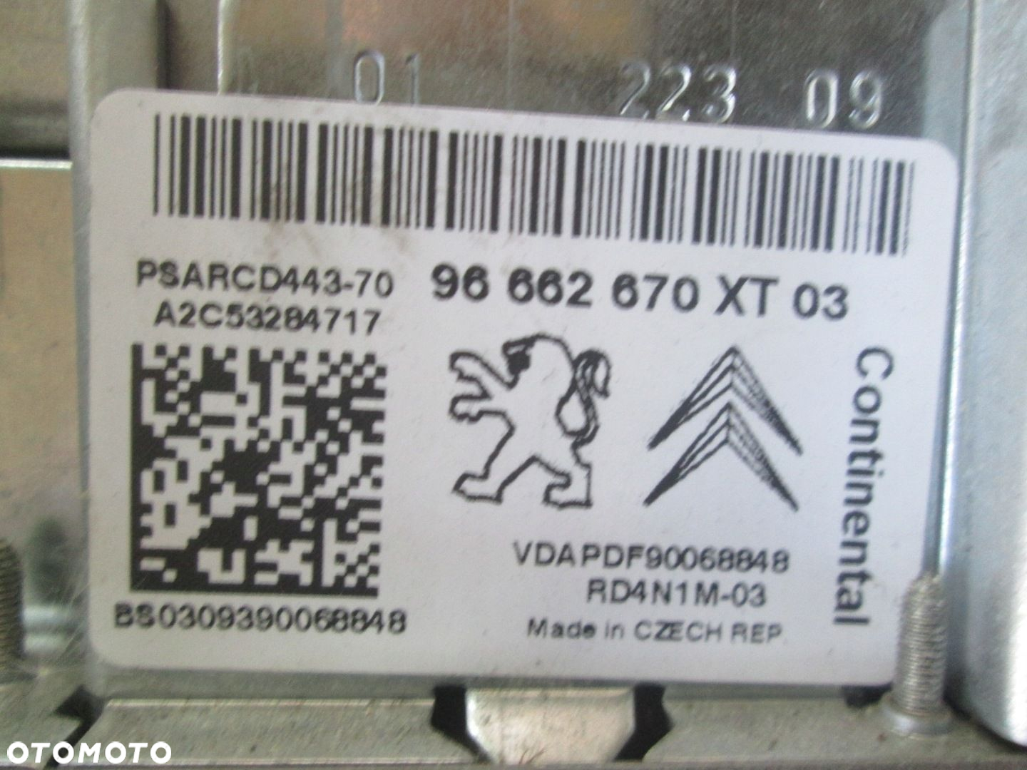 RADIO FABRYCZNE 96662670XT CITROEN C4 PICASSO I - 3