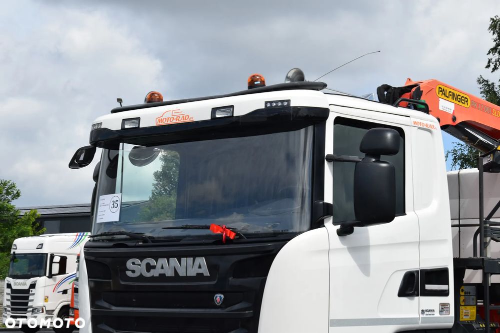 Scania G410 / 6x4 / EURO 6 / HDS PALFINGER PK 17.001 / WYSUW x3 / ROTATOR / CHYWTAK / STEROWANIE RADIOWE / WYWROTKA / HYDROBURTA / AUTOMAT / KAMERA COFANIA / NAWIGACJA / HAK / NISKI PRZEBIEG / 2017 / SERWISOWANY / SPROWADZONY - 10