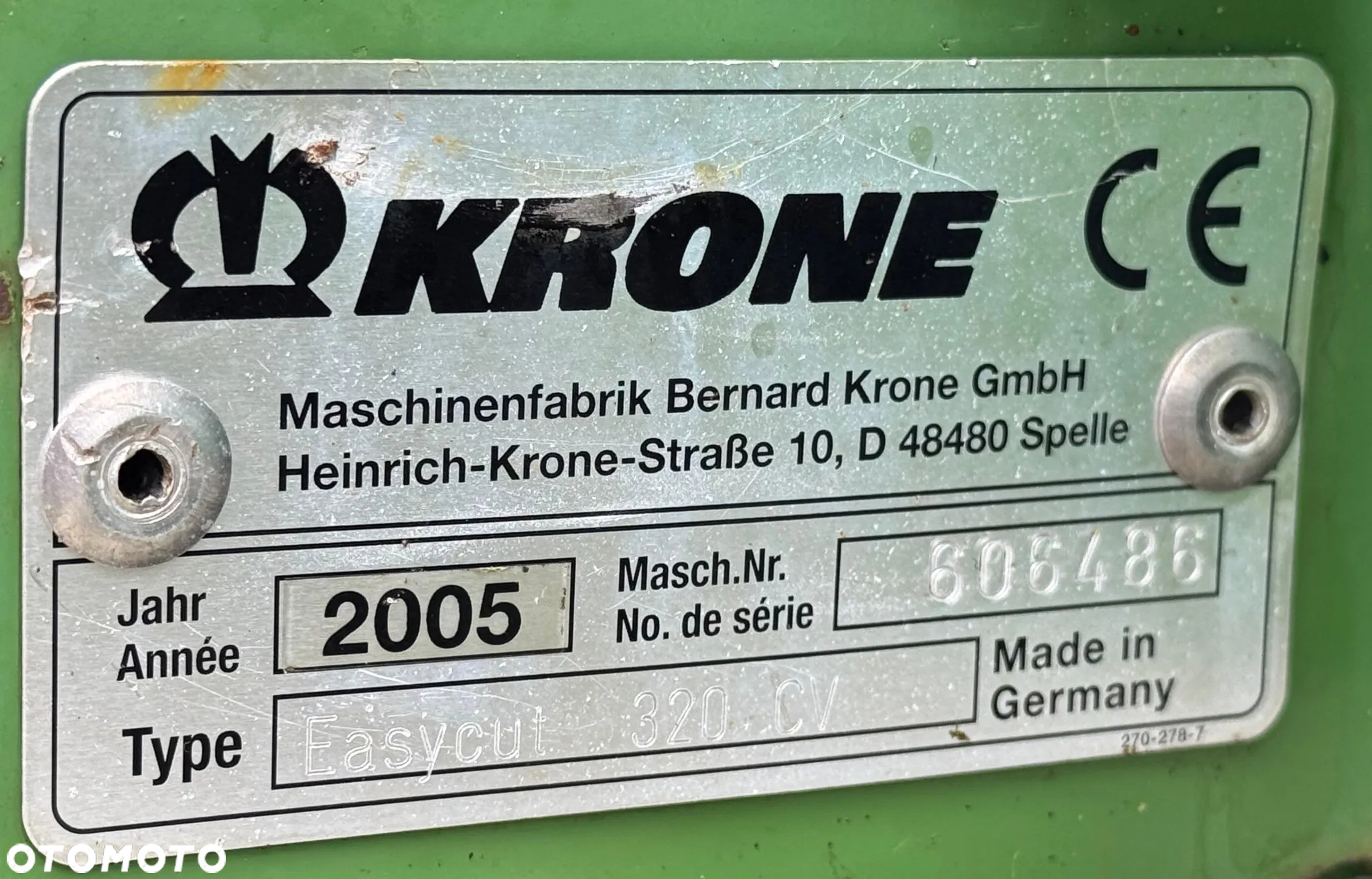 Krone Krone Easy Cut 320 CV - 7