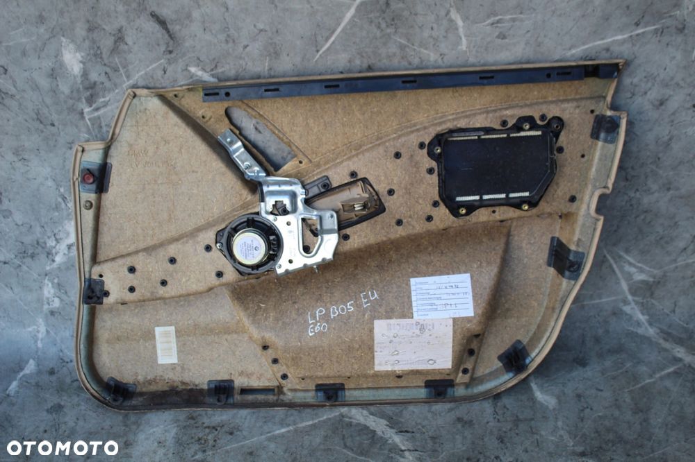 BOCZEK DRZWI LEWY PRZÓD PRZEDNICH BEŻOWA BMW E60 E61 - 3