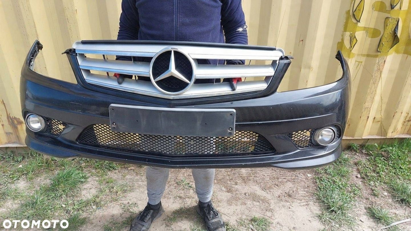 MERCEDES C-KLASA W204 AMG 07-10 ZDERZAK PRZÓD PRZEDNI A2048853725 - 1