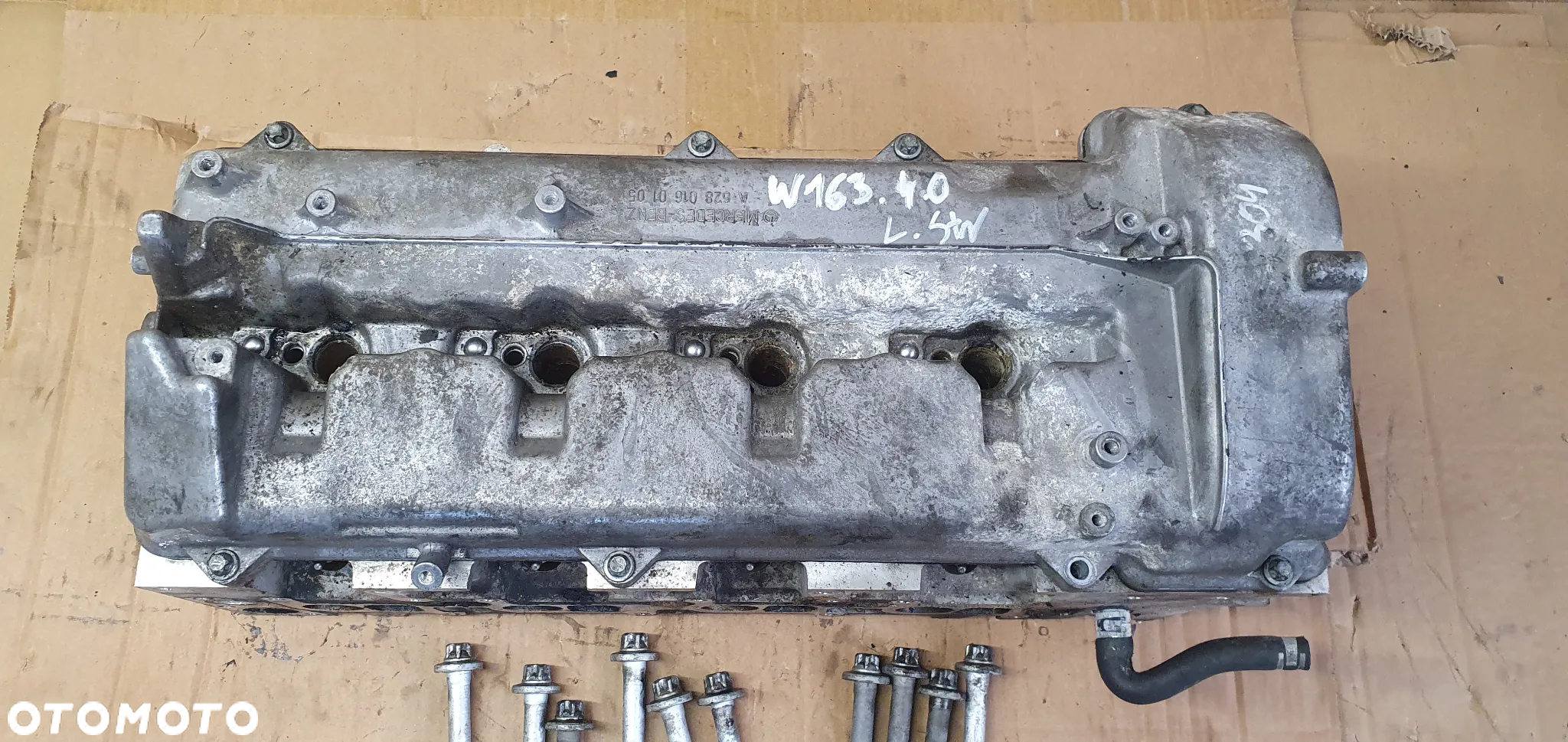 Głowica silnika lewa kompletna wałki dekiel Mercedes ML W163 4.0 CDI R6280160901 - 2