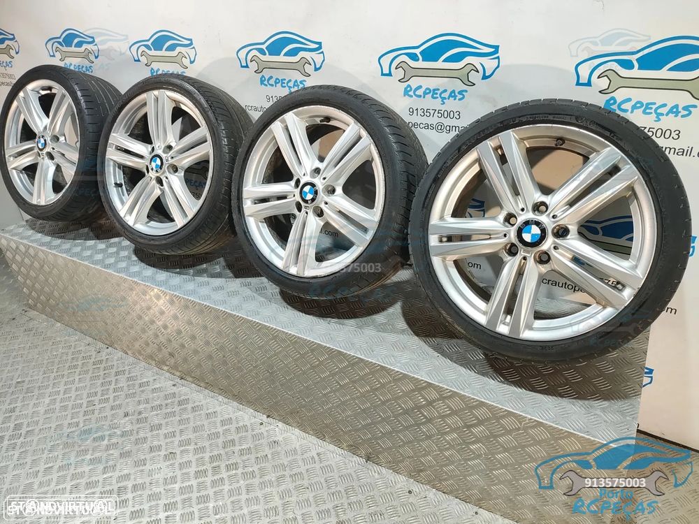 Conjunto Jantes 18" BMW Serie 1 Pack M - Style 386M - 7,5J | 8J | ET34 | ET37 | 5x120 - Originais | Jante | 36117845852 | 7845852 | 36117845853 | 7845853 | 245 35 18 | 225 40 18 | 5 x 120 | 18 Polegadas | Style 386 | F20 | F21 | F22 | F23 - 5