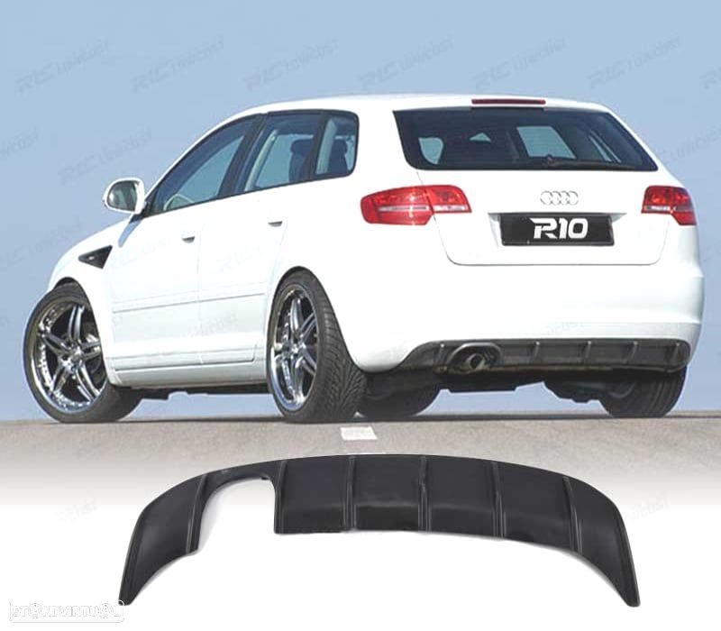 DIFUSOR AUDI A3 8P 03-08 LOOK RS3 - 1