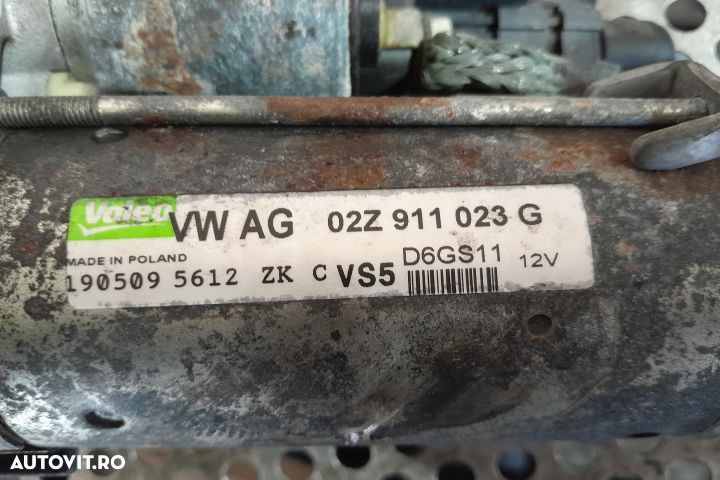 Electromotor 02Z911023G Volkswagen VW Golf 6 [2008 - 2015] Hatchback - 4
