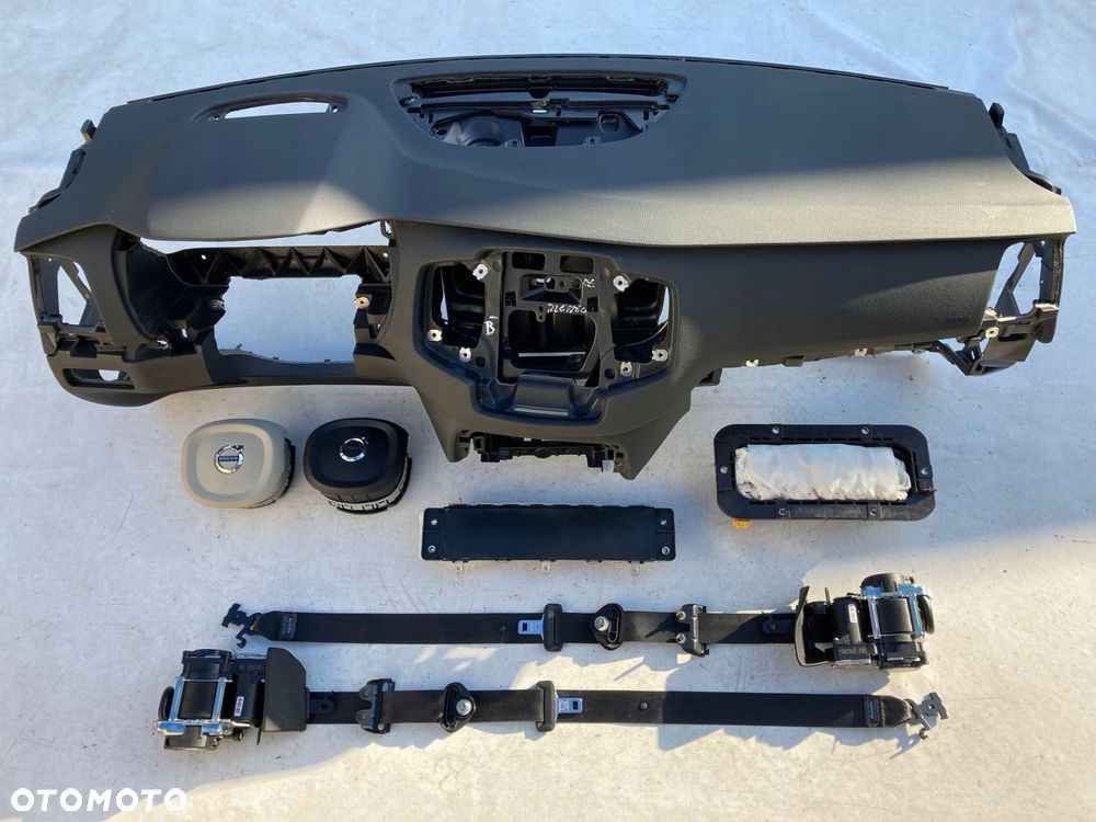 volvo xc90 2 ii deska kokpit konsola poduszki pasy - 1