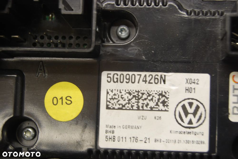 PANEL KLIMATYZACJI 5K0907426N VW GOLF VII PASSAT B8 - 3