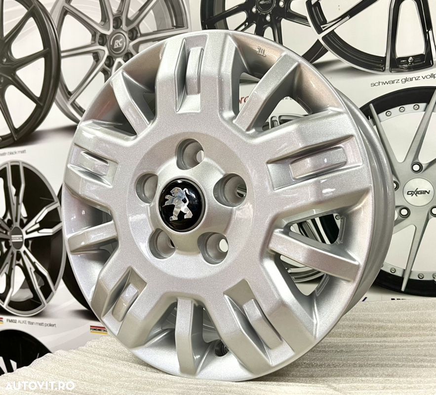Jante Peugeot Boxer originale, 15 inch, noi - 2