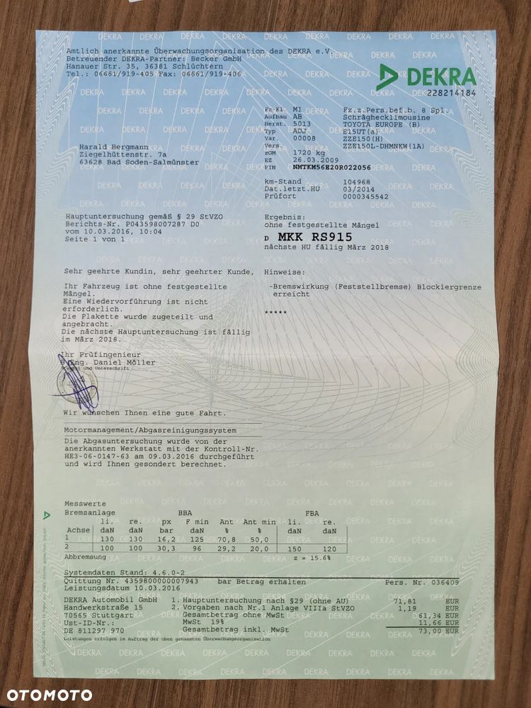 Toyota Auris 1.4 VVT-i - 19