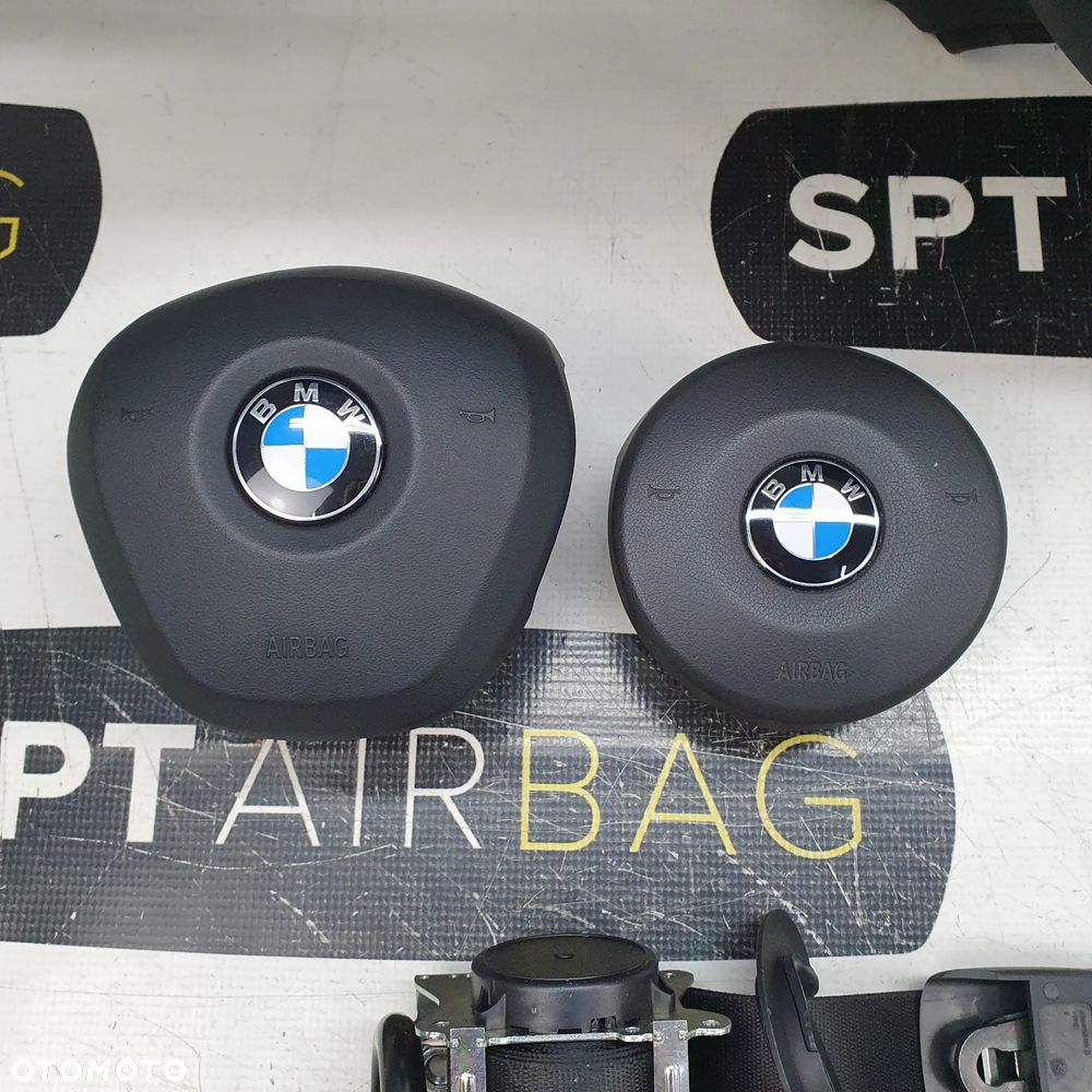 BMW 2 F45 F46 GRAN TOURER ACTIVE TOURER DESKA ROZDZIELCZA GUMA HEAD UP KONSOLA KOKPIT PULPIT PODUSZKI AIRBAG AIR BAG PASY KIT SET - 7