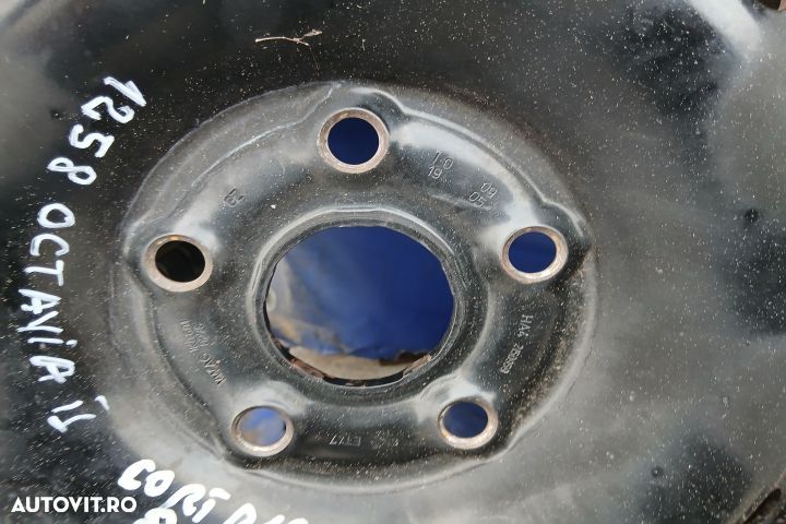 Jante tabla cu anvelope 15 - set 1K0601027C 6JX15H2 ET47 195/65 R15 1 - 6