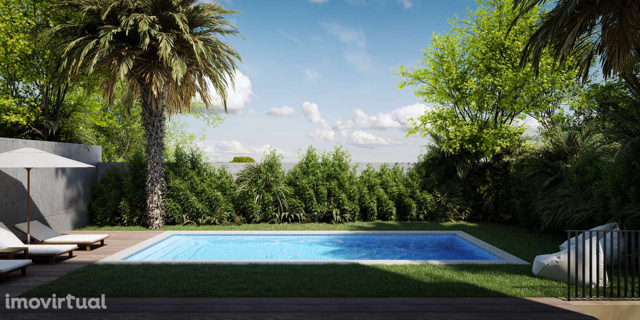 Moradia T4 com piscina, garagem e vista jardim e serra - Grande imagem: 5/33