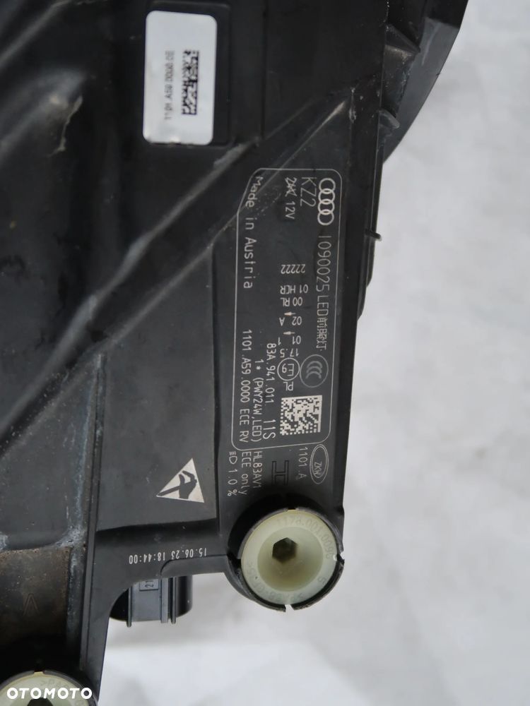 Lampa przednia Audi 83A 941011 11S - 3
