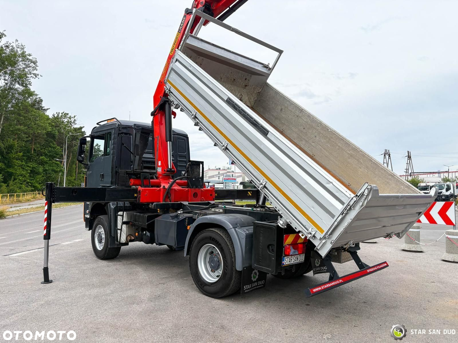 MAN TGS 18.480 4x4 PALFINGER PK 16502 HDS Żuraw Wywrotka Crane - 5