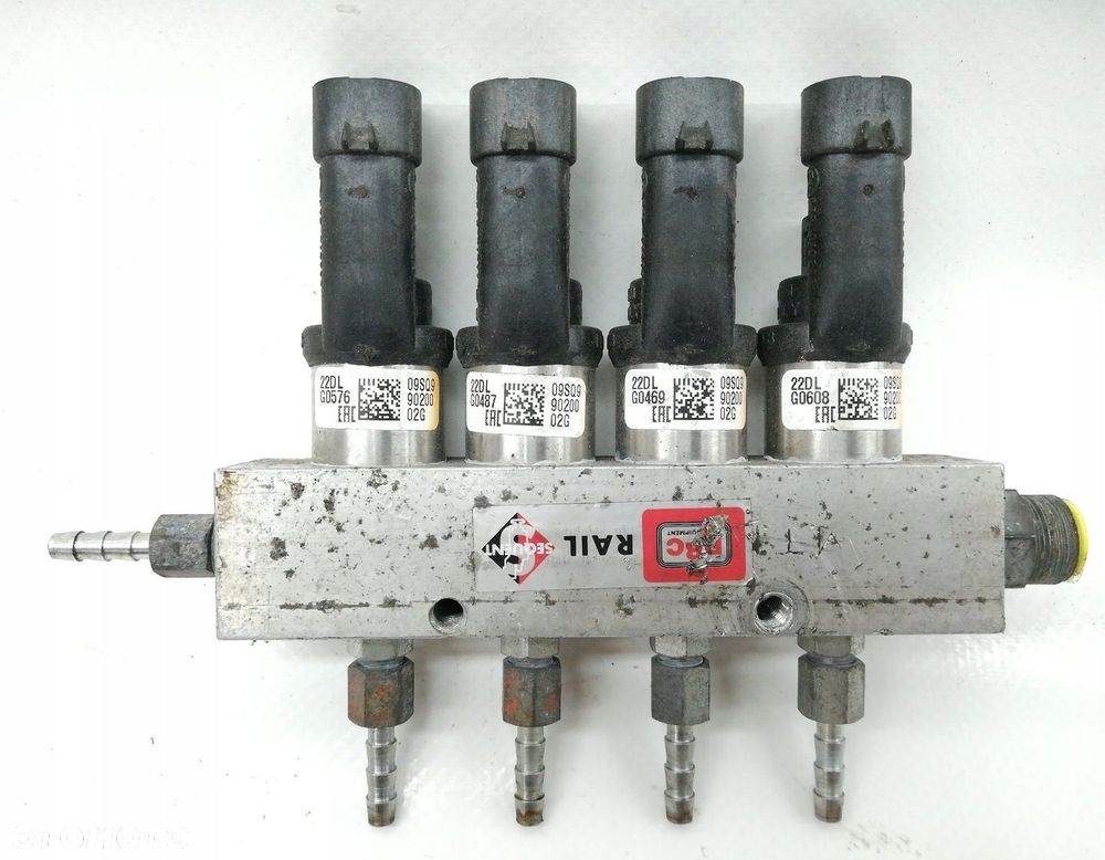 LISTWA WTRYSKOWA GAZU LPG 09SQ99020002G - 2