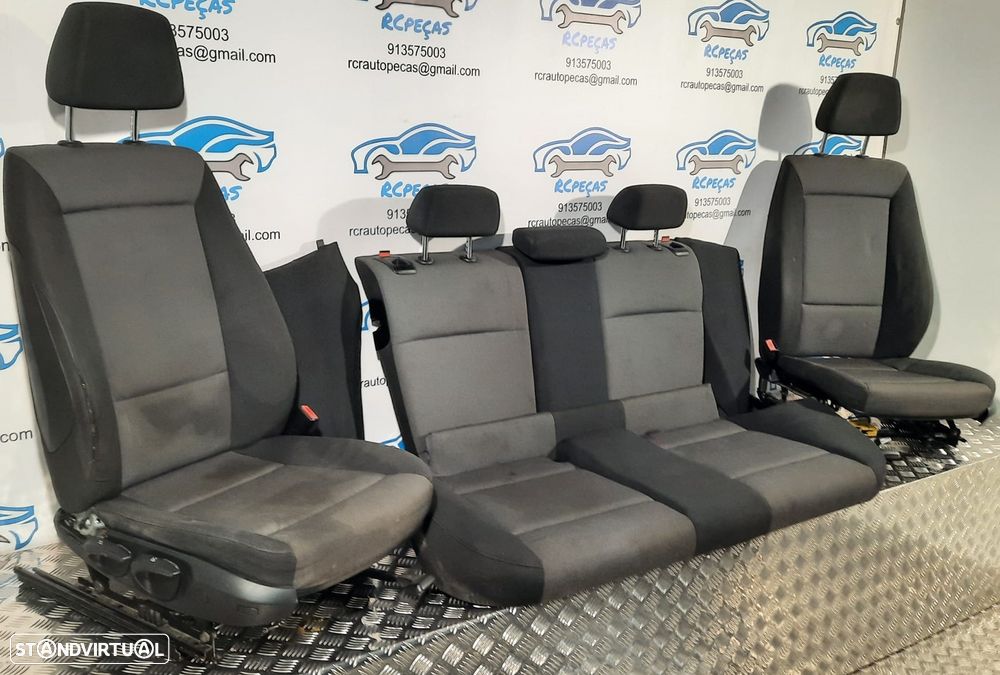 BANCO BANCOS BMW SERIE 1 E87 TECIDO ELETRICO AIRBAG FRENTE FRONTAL TRASEIRO TRÁS - 2