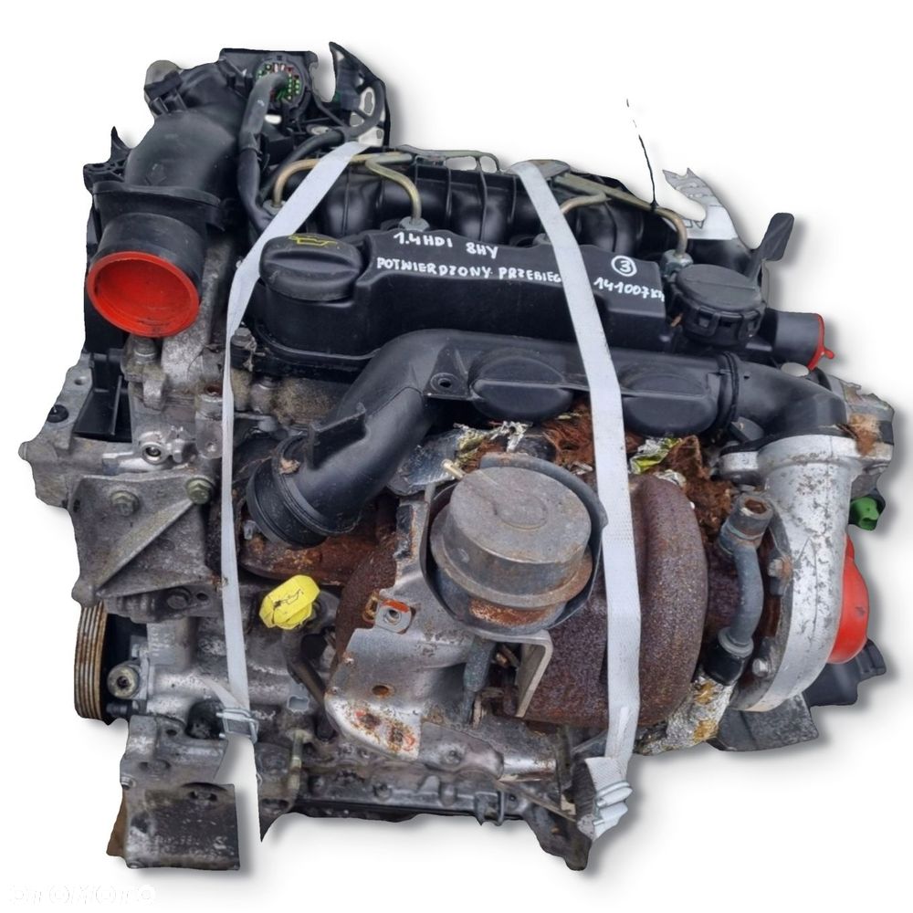 SILNIK KOMPLET Citroen C3 1.4 HDI 90KM 02-09r DELPHI serwisowany 141tyś 8HY - 1