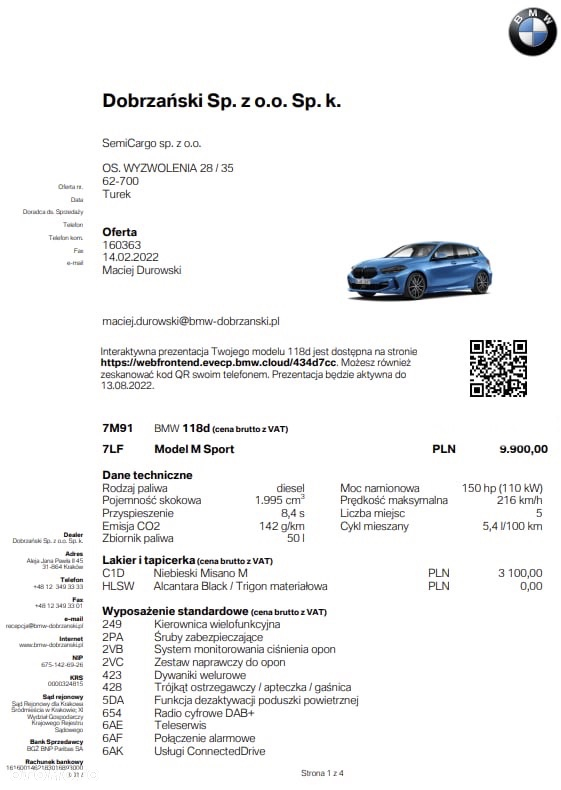 BMW Seria 1 118d M Sport - 21