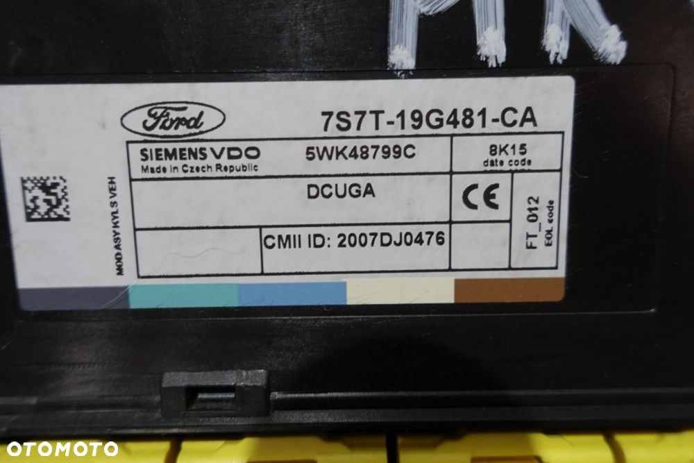 FORD MONDEO MK4 MODUŁ KOMFORTU 7S7T-19G481-CA - 2