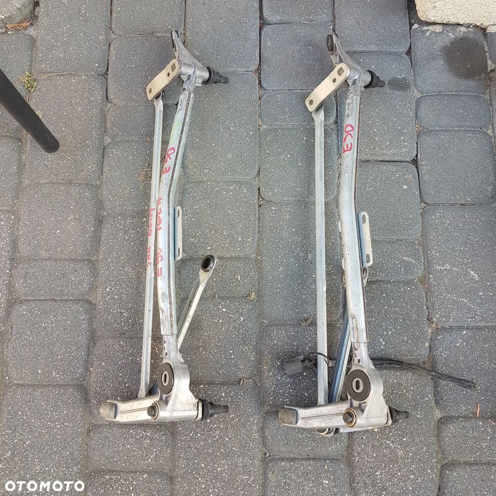mechanizm ramiona cięgna cięgno trzpień frez wycieraczek silniczek  BMW 3 E90 E91 E92 E93 e46 e46 lift ORYGINAL JAK NOWY nie wypracowane - 11