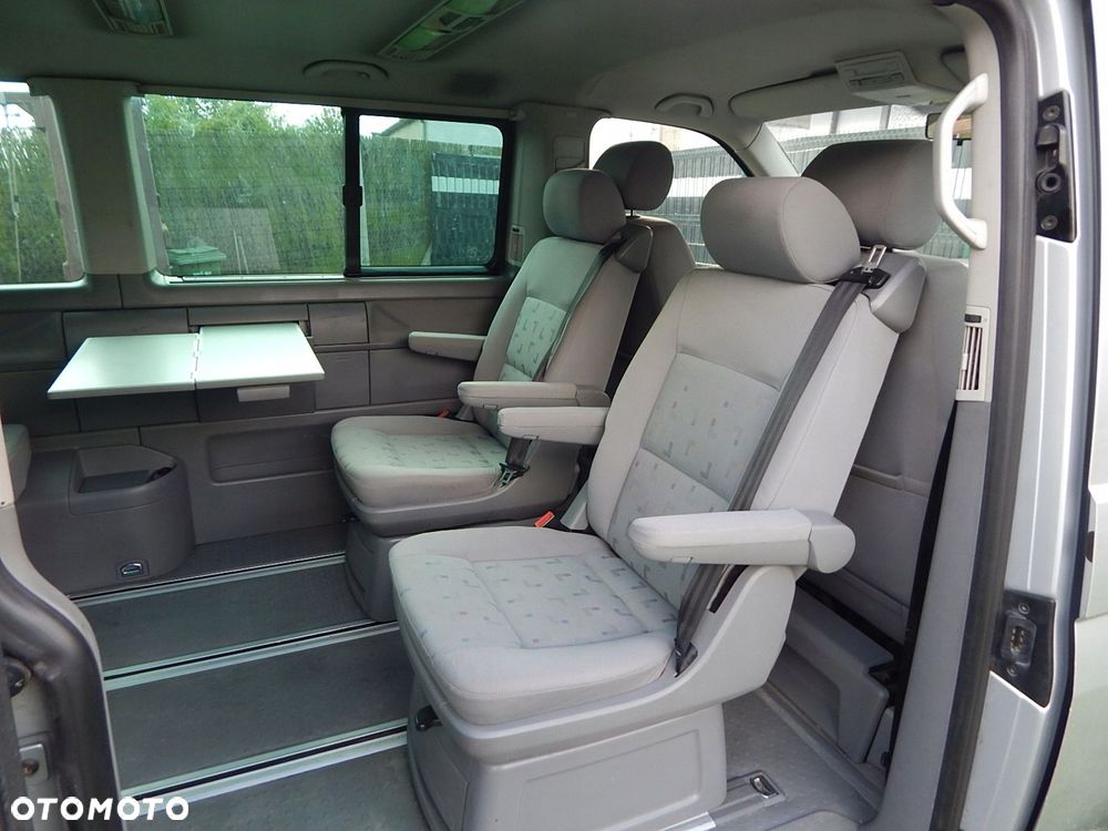 vw t5 multivan środek wnętrze fotel podłoga szyny tapicerka 1-drzwi komplet - 6