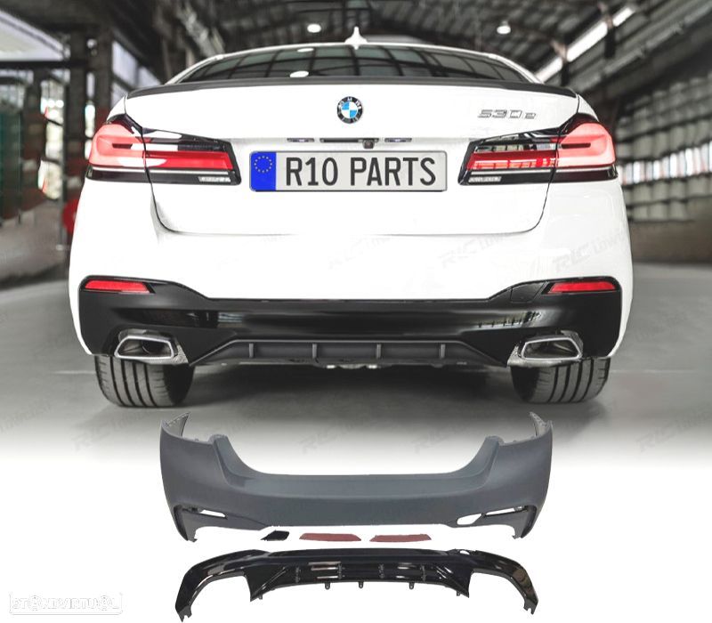 PÁRA-CHOQUES TRASEIRO BMW G30 LCI 20- LOOK M - 1