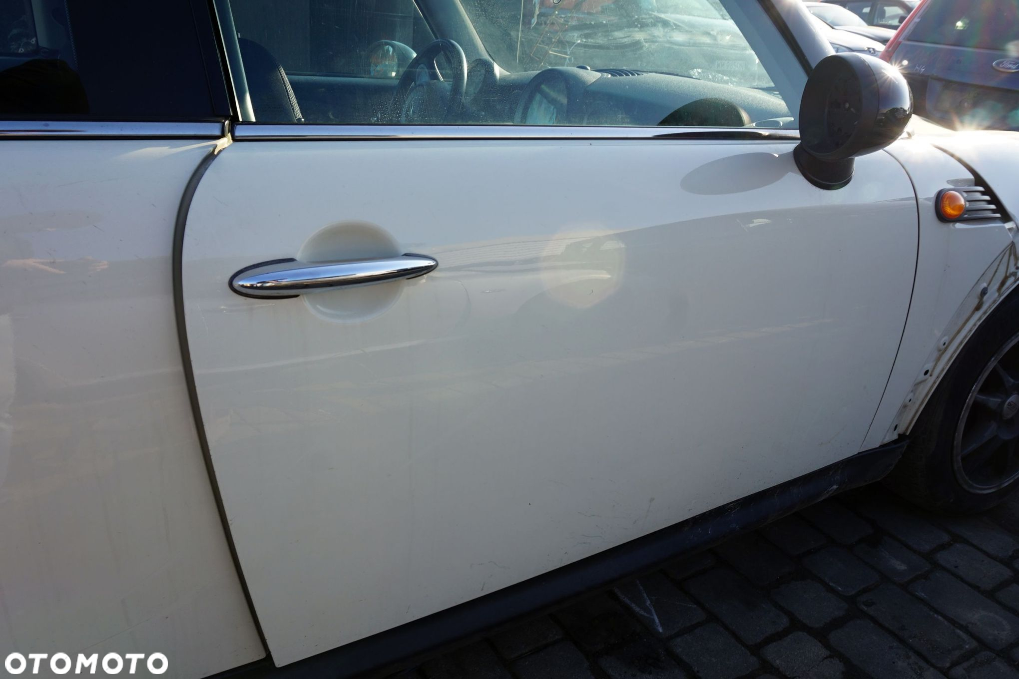DRZWI PRZEDNIE PRAWE COOPER II R56 5D HB 850  BIAŁY PEPPER WHITE MINI 2005-2014 - 4