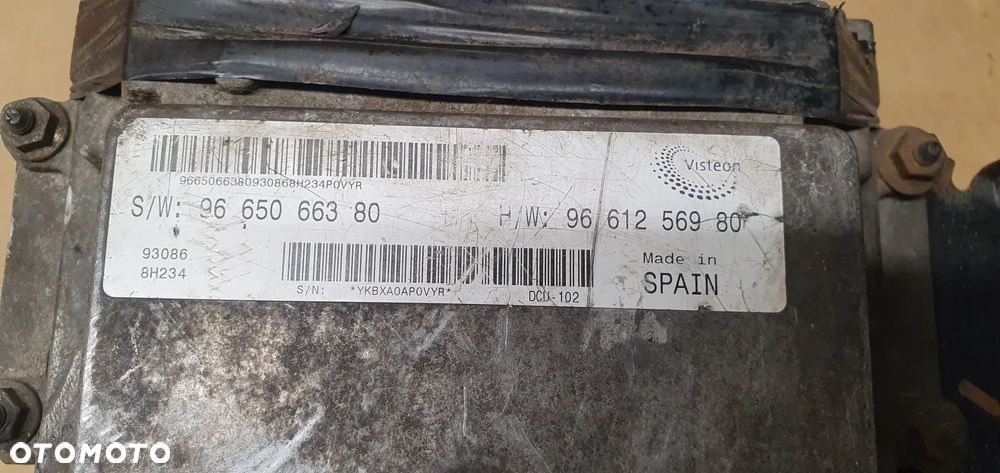 Komputer sterownik silnika Fiat Ducato III Boxer Jumper 2.2 9665066380 9661256980 - 6