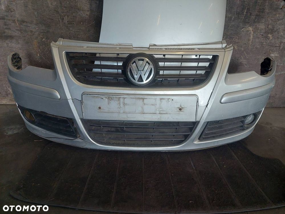 KOMPLETNY PRZÓD MASKA ZDERZAK BŁOTNIK LAMPY VOLKSWAGEN POLO IV LIFT LA7W - 9