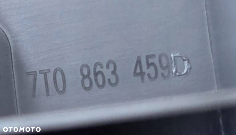 volkswagen multivan t7 nakładka maskownica progu bagażnika 7t0863459d - 3