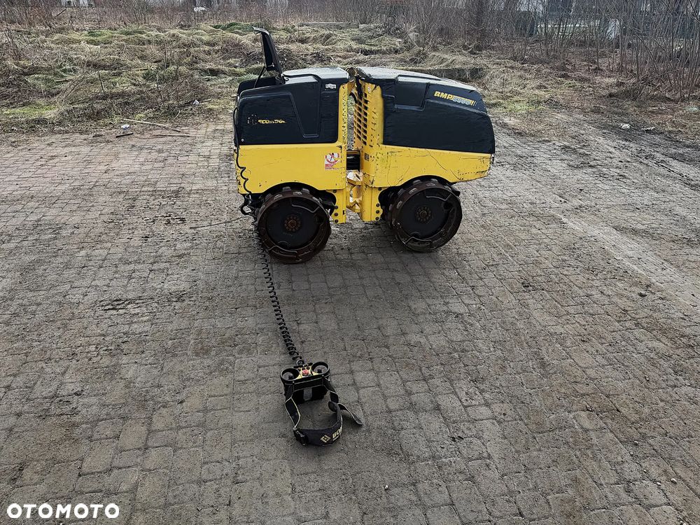 Bomag BMP 8500 Walec Łamany Okołkowany 1,6 tony Sterowany z Pilota radiowo zdalnie lub na Kabel! Silnik Kubota 3cyl. Jak Nowy Sprowadzony z Norwegii 2016r Do wykopów. Grubość kołków jak w Nowym walcu z salonu! Stan PERFEKT w Pełnym Oryginale! - 1