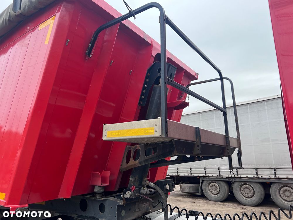 Wielton WYWROTKA WYNAJEM /  WIELTON / OSIE SAF / PODNOSZONA OŚ / 2017 rok !! - 8